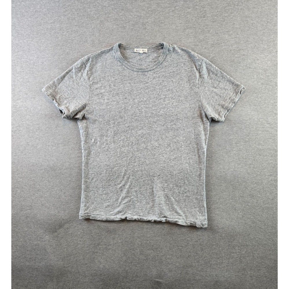Alex Mill T Shirt Mens Medium Heather Gray Short Sleeve Crewneck Casual